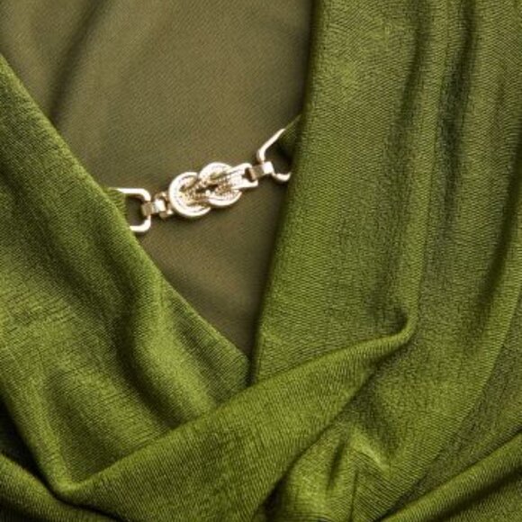 Cider Boat Neck Solid Backless Mini Dress - Picture 3 of 4